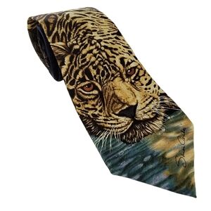 Vintage Greenwich Workshop Simom Combs Silk Tie